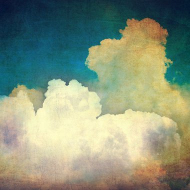 Sky and clouds clipart