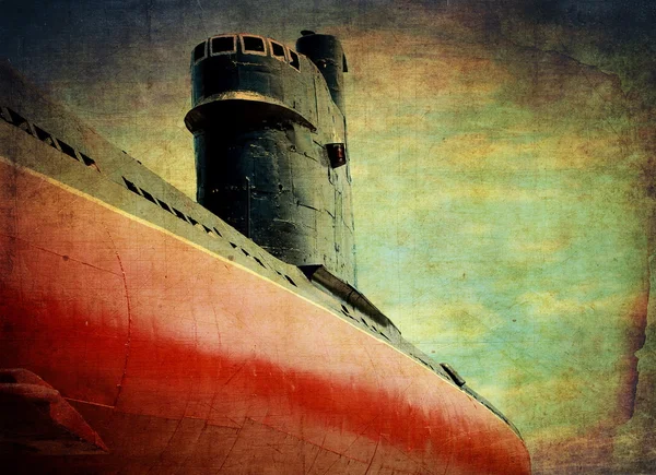 오래 된 잠수함 — 스톡 사진