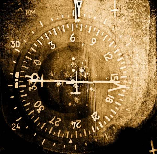 Kompass, flygplan instrument — Stockfoto
