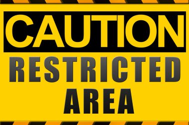 Caution sign clipart