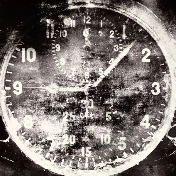 Vintage military airplane clock — Stock Photo, Image