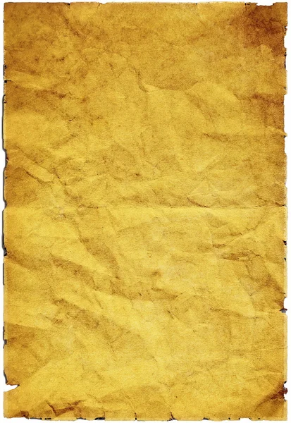 Gescheurd verfrommeld papier — Stockfoto