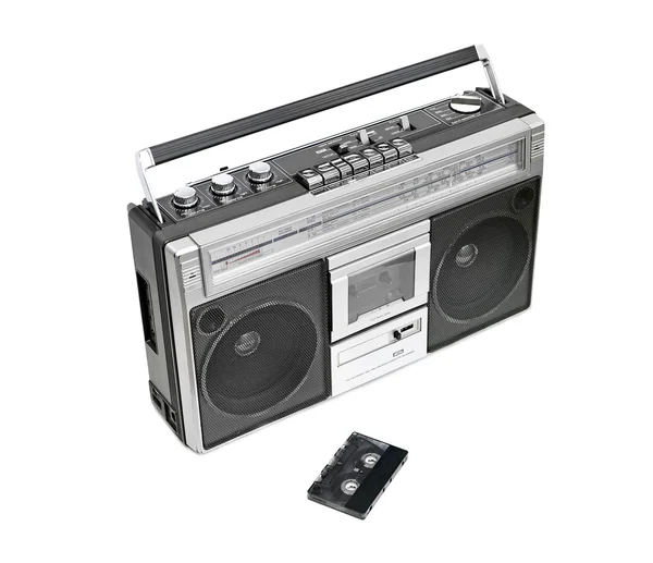 Registratore di cassette radio vintage — Foto Stock