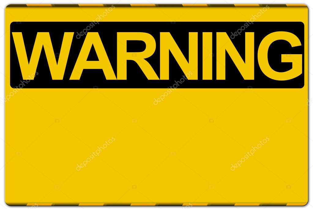 Warning sign Stock Photo by ©Ensuper 7393601