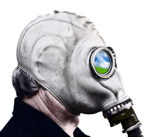 Stock image Man in gas mask