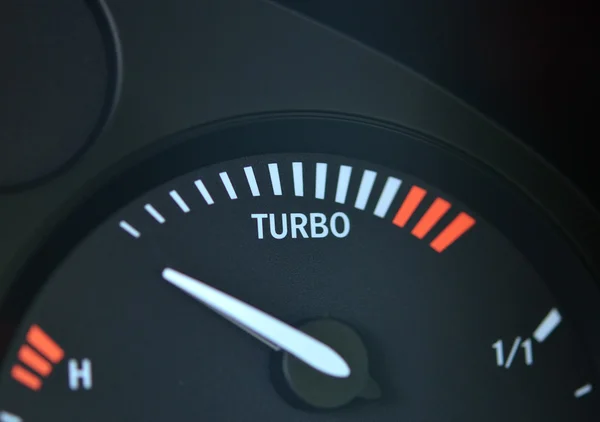 Turbo boost indikator — Stockfoto