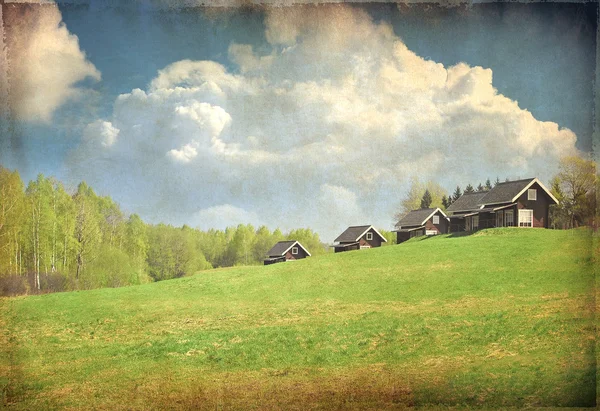 stock image Vintage landscape