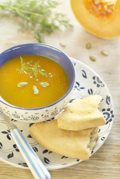 stock image Pumpkin soup