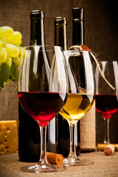 Zusammensetzung des Weins — Stockfoto