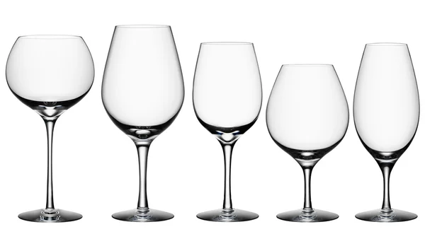 Cocktail Glass Collection isolé sur fond blanc + chemin de coupe . — Photo