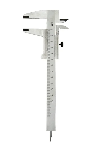 Vernier calipers isolated over white background — Stock Photo, Image