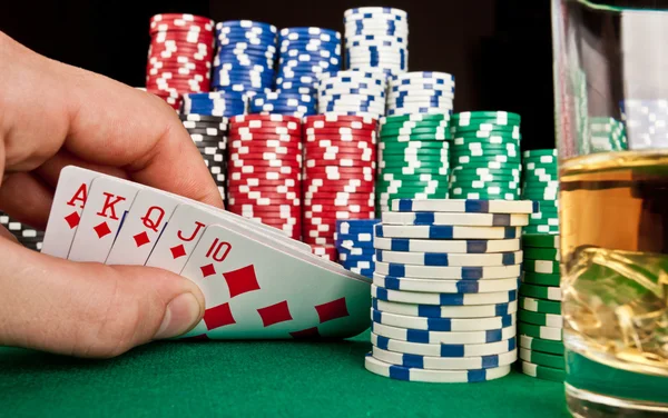 Koncepcja pokera — Zdjęcie stockowe
