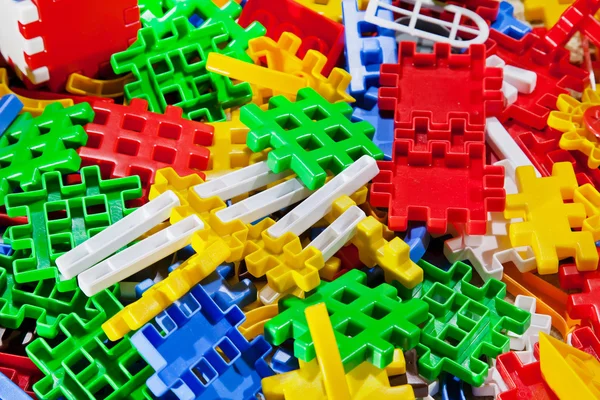 Plastic part of children's play - background — Stock Photo, Image