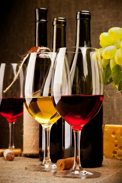 葡萄酒的成分 免版税图库图片