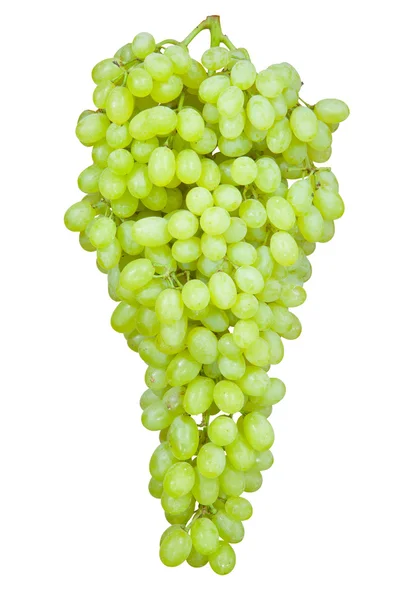 Monte de uvas maduras em um fundo branco Fotos De Bancos De Imagens