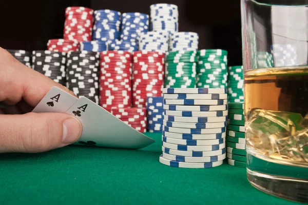 Poker kavram Stok Fotoğraf