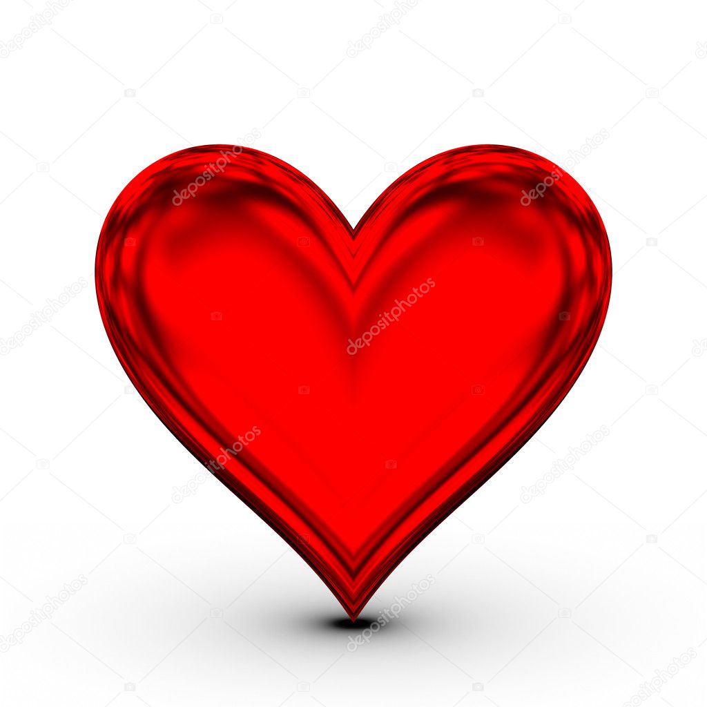 Red Heart! classical love symbol