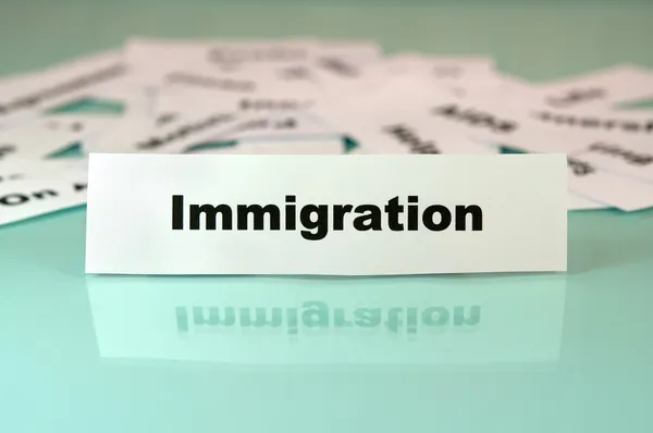 stock image Immigration