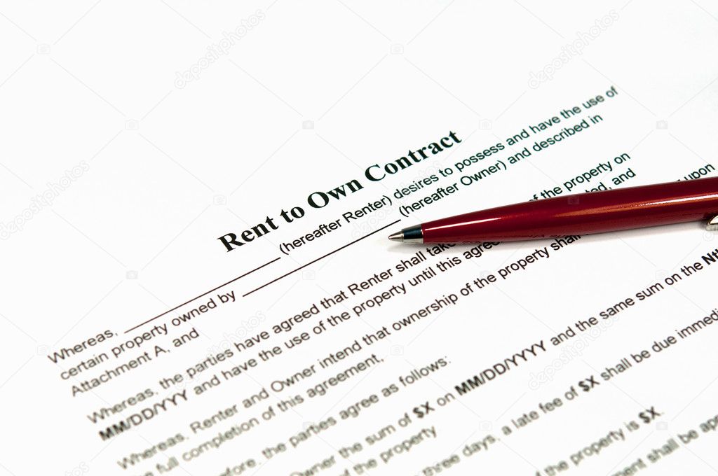 Rent to own contract
