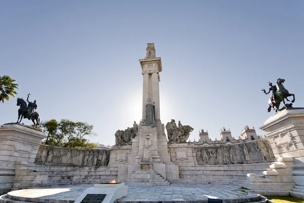 stock image Monument in Cadiz