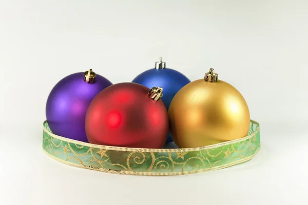 Four ball christmas — Stock Photo, Image