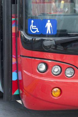 Disabled bus clipart