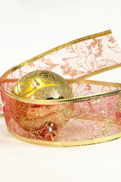 Ball decorating ribbon — Stock Photo, Image