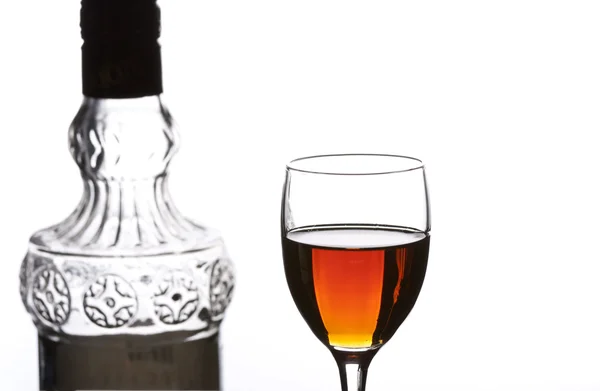 와인 레드의 병 — 스톡 사진