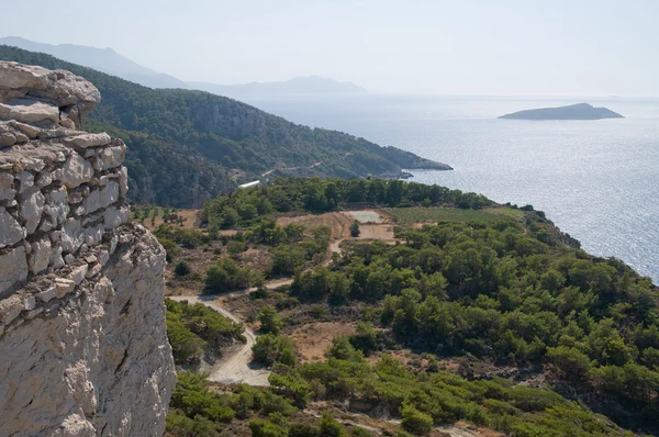 Vista sul mare Egeo — Foto Stock