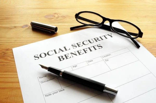 Prestações de Segurança Social — Fotografia de Stock