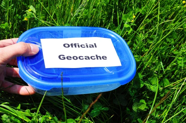 Geocache — Stok fotoğraf