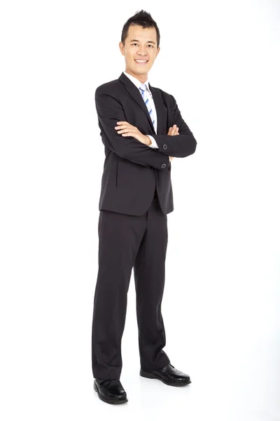 Asiático hombre de negocios completo longitud — Foto de Stock