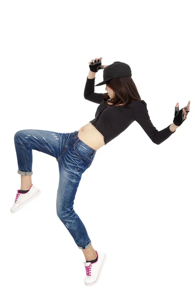 Joven mujer asiática bailando —  Fotos de Stock