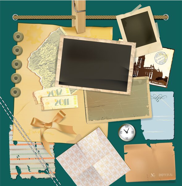 Digital scrapbook details