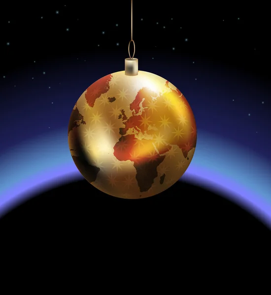 stock vector Globe bauble concept