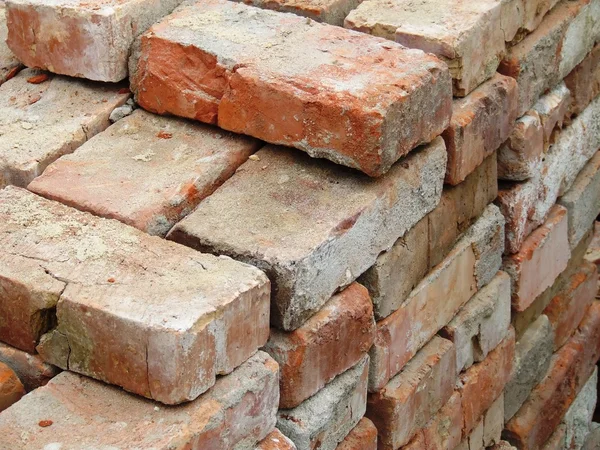Big pile of bricks — Stock Photo, Image