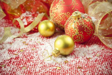 Christmas Background / Holiday Decorations clipart