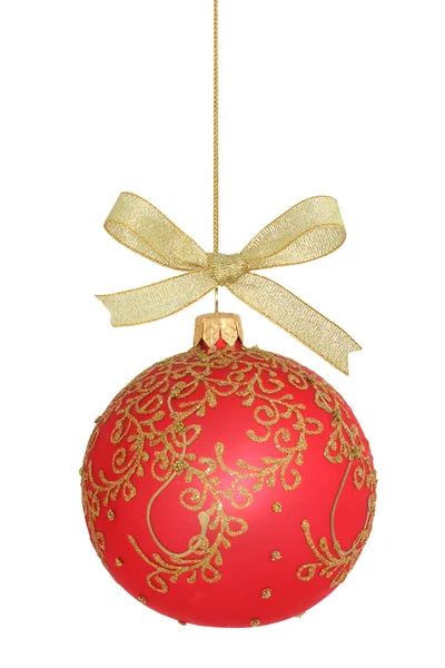 Christmas ball isolated / with clipping path — Stock Photo, Image