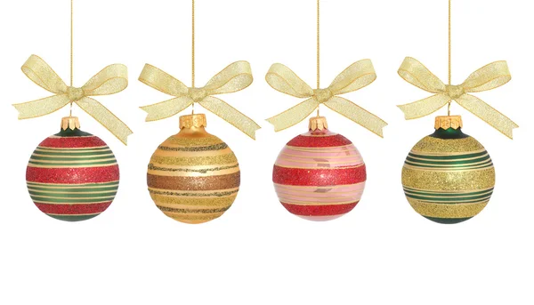 Christmas Ball Series / isolated / with clipping path — Stock Photo, Image