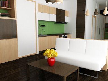 Modern oturma odası