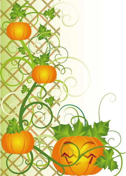 Banner de Halloween, vector — Vector de stock
