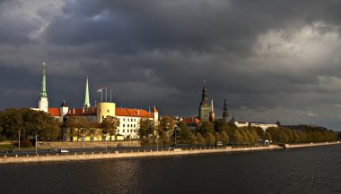 Görünümü city Riga.