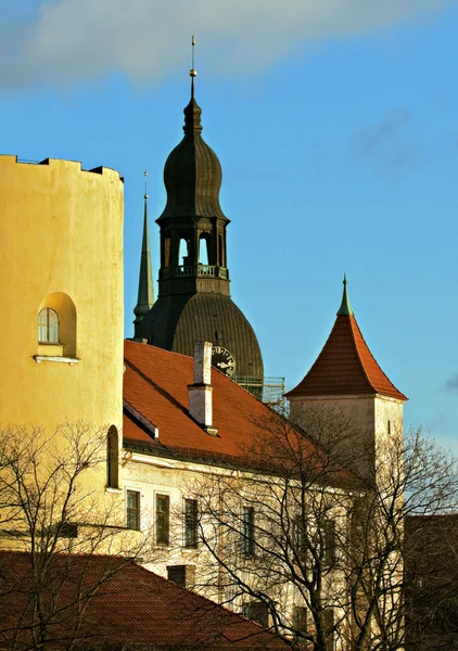 Veduta della città di Riga, Lettonia . Immagini Stock Royalty Free