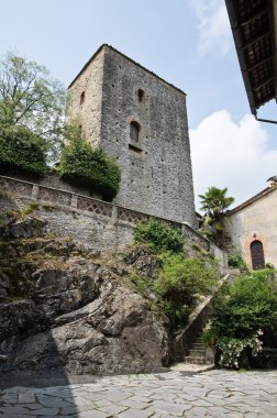 Gropparello castle. Emilia-Romagna. İtalya.