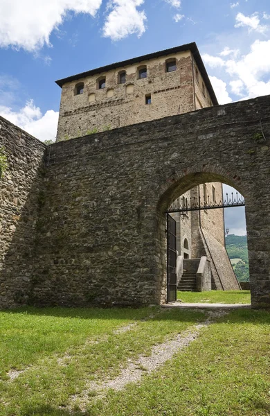 Malaspina-dal verme zamku. Bobbio. Emilia-Romania. Włochy. — Zdjęcie stockowe