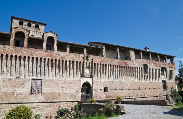 Roccabianca hrad. Emilia-Romagna. Itálie. — Stock fotografie