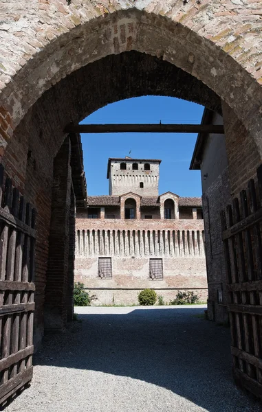 Burg Roccabianca. Emilia-Romagna. Italien. — Stockfoto