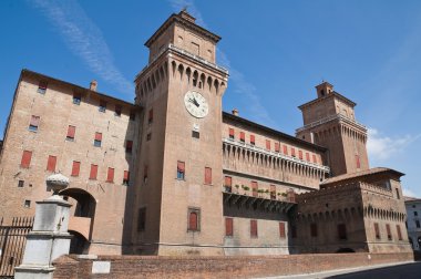 Estense Castle. Emilia-Romagna. Italy. clipart