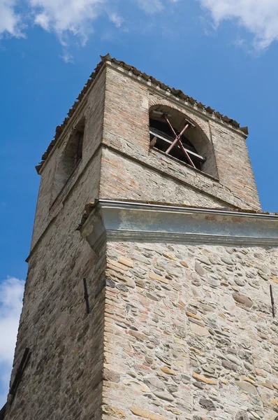 St. lorenzo belltower. torrechiara. Emilia-Romagna. Itálie. — Stock fotografie