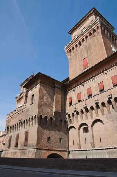Estense slottet. Emilia-Romagna. Italien. — Stockfoto